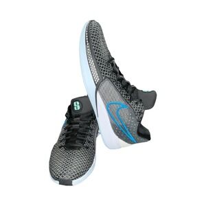 21N3/ Nike Tennis Shoes Gray Black Blue White US 18.5 Men's Medium